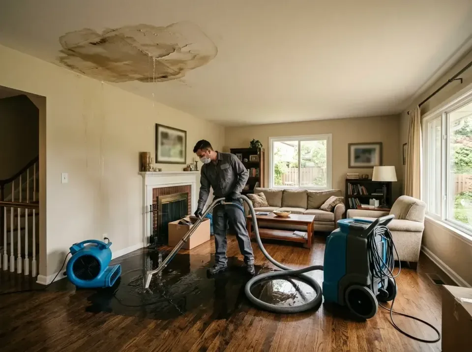 attic-pipe-burst-ceiling-drip-008 — frequently asked questions, Water Damage Restoration & Carpet Care in Rose Hill, VA